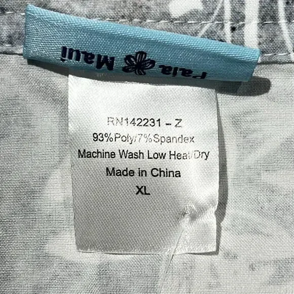 NWT RipSkirt Hawaii Wrap Skirt Eden Sand Gray Floral Length 2 Women's XL - Picture 7 of 9